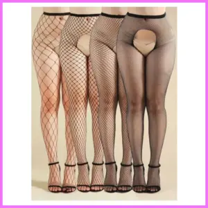 4 darabos nyitott harisnya készlet. Méret:S-L adultsexshop-hu 1
