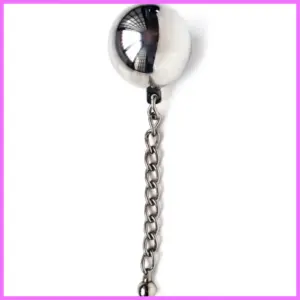 Acél golyó lánccal. átmérő:4cm adultsexshop-hu 1