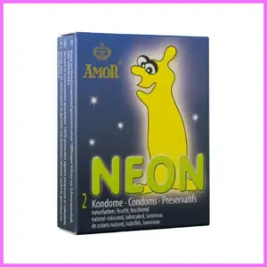 AMOR NEON condom. 6db adultsexshop-hu 1