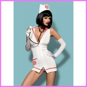 Ápolónő dressz- sztetoszkóppal S/M adultsexshop-hu 1