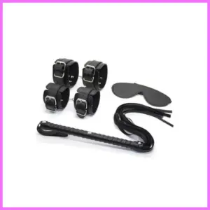 Basic bondage kit 6db-os,fekete. adultsexshop-hu 1