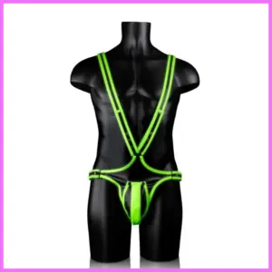 Body-Covering Harness - Sötétben világít Méret:S/M adultsexshop-hu 1
