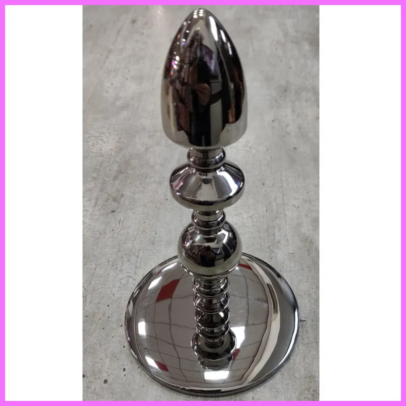 Bumpy acél anál plug-20cm. adultsexshop-hu 1