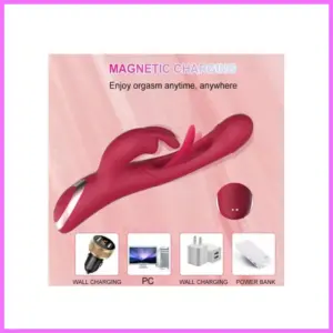 Cancun G-Spot Rabbit Vibrator ,akkus Bordó adultsexshop-hu 1