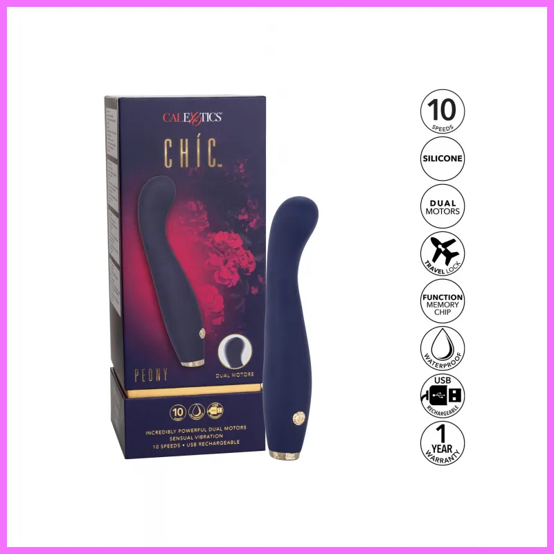 Chic Peony szilikon,akkus vibrátor. adultsexshop-hu 2
