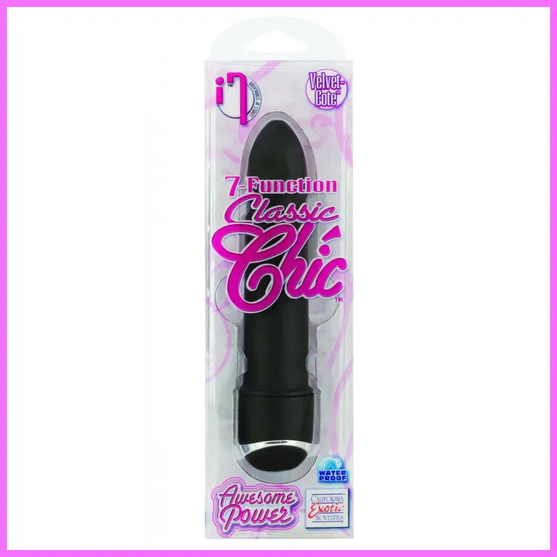 CLASSIC CHIC 7funkciós vibrátor fekete adultsexshop-hu 2