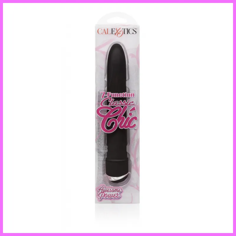 CLASSIC CHIC 7funkciós vibrátor-nagy. fekete adultsexshop-hu 2