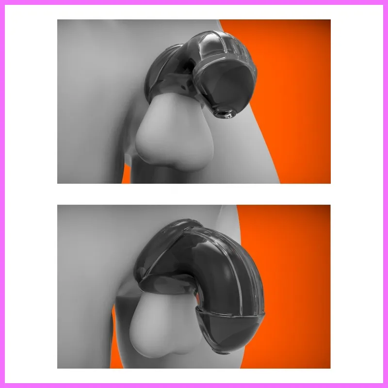 Cocklock Chastity Cage-fekete TPR. adultsexshop-hu 3
