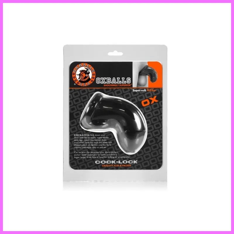 Cocklock Chastity Cage-fekete TPR. adultsexshop-hu 4