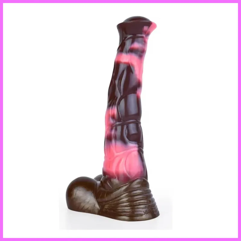 Conner foltos csődör dildó-27cm. adultsexshop-hu 4