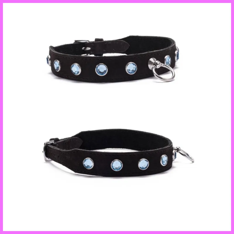 Crystal collar - Light Blue. adultsexshop-hu 2