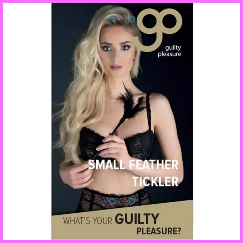 Csikiző pihe puha tollakból. fekete adultsexshop-hu 2