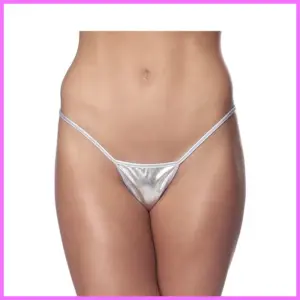 Danielle ezüst micro tanga. Méret:S-L adultsexshop-hu 1