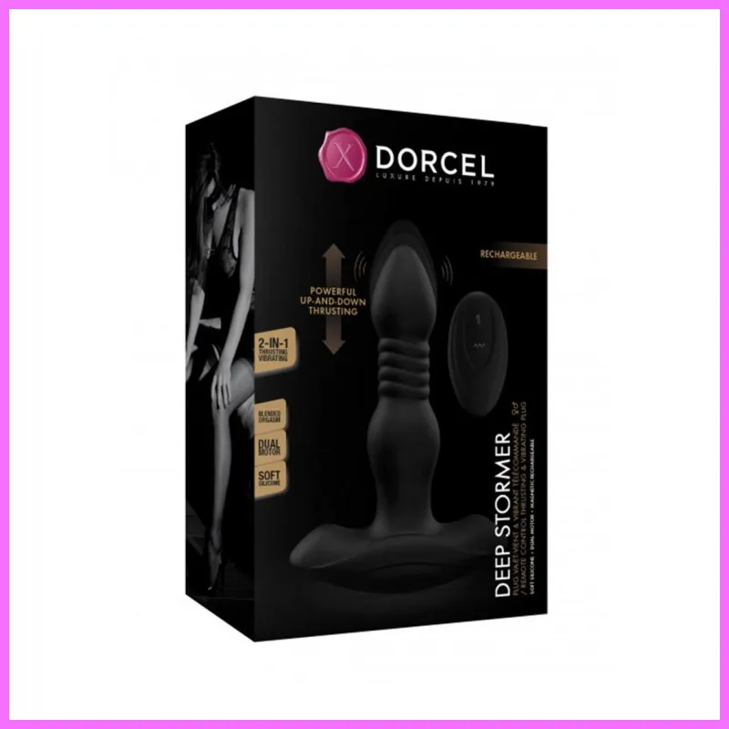 Dorcel - Deep Stormer - Vibrating Plug with remote control. adultsexshop-hu 2