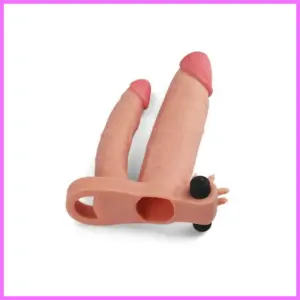 Double Penis Sleeve-vibrátoros. adultsexshop-hu 1