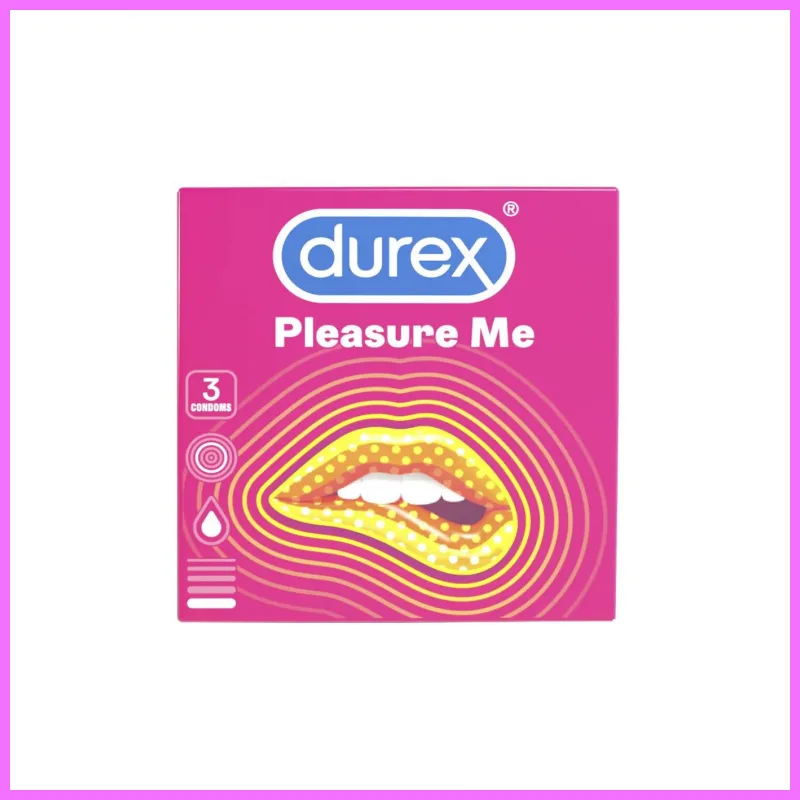 Durex Pleasure Me óvszer,szilikonos síkosítóval,3db. adultsexshop-hu 1