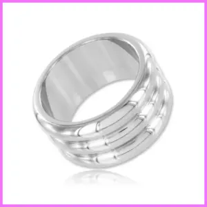 Elegance széles acél péniszgyűrű. átmérő:55mm adultsexshop-hu 1