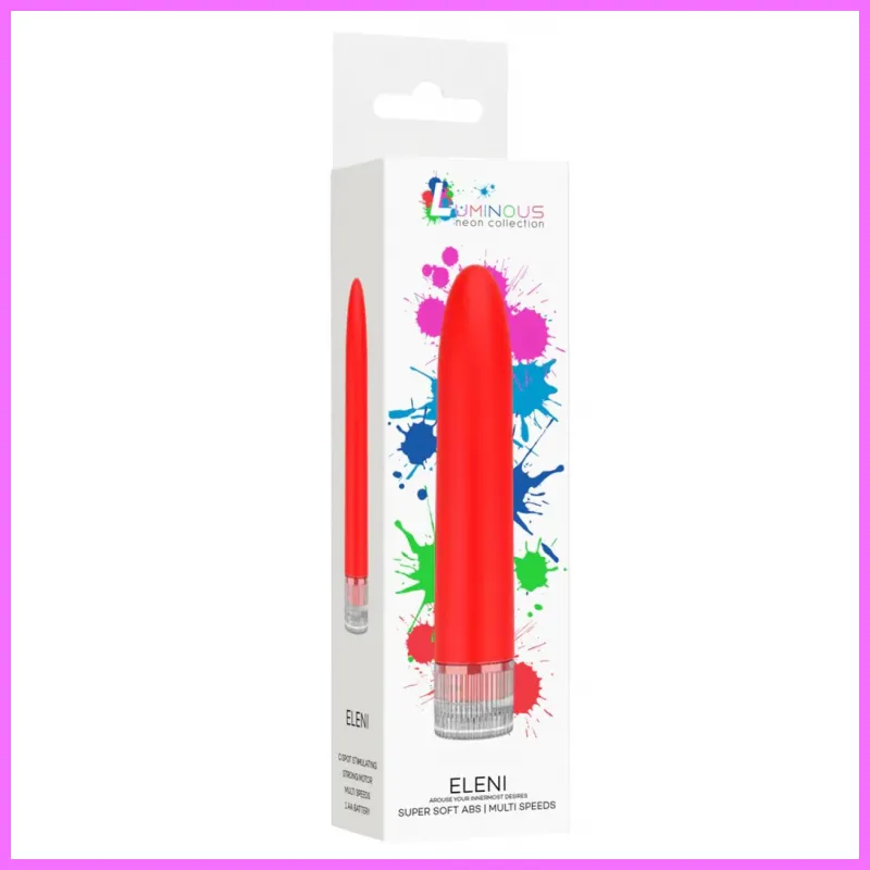 Eleni Luminous Neon vibrátor -piros adultsexshop-hu 2