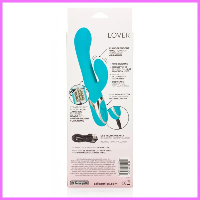 Enchanted Lover akkus,forgófejes szilikon vibrátor. adultsexshop-hu 2