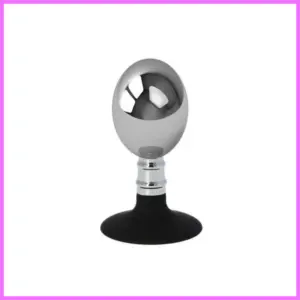 Fém anal plug tapadókoronggal. adultsexshop-hu 1