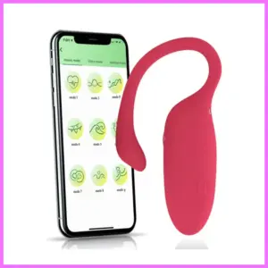 Flamingo okos, akkus vibrációs tojás Sötét piros adultsexshop-hu 1