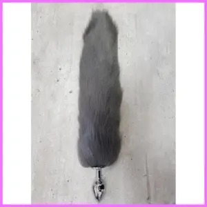 Fox plug -ezüst szürke. adultsexshop-hu 1