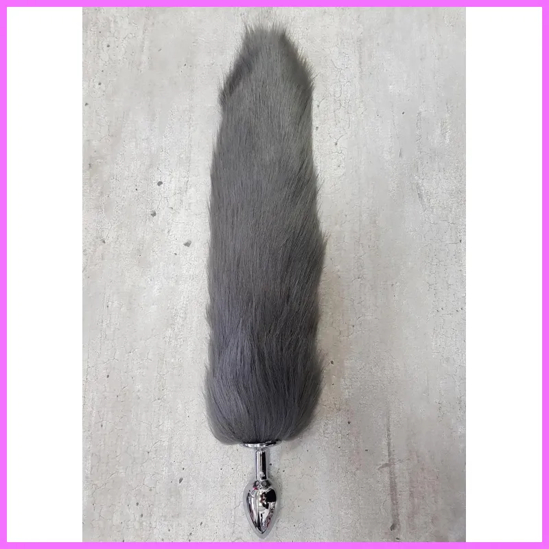 Fox plug -ezüst szürke. adultsexshop-hu 1