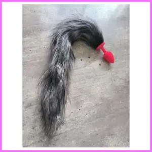Fox szilikon plug -piros. adultsexshop-hu 1