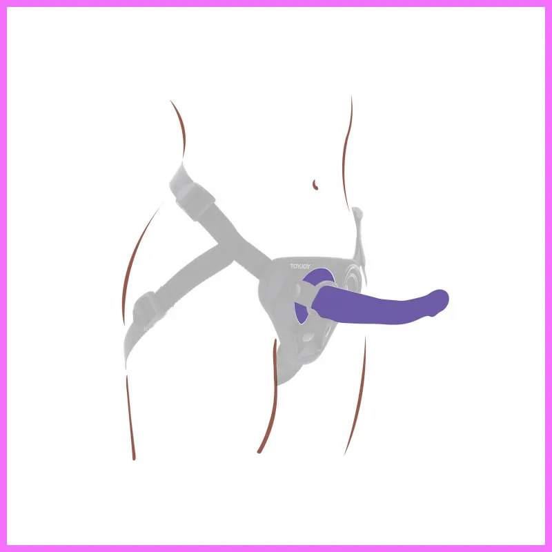 Harness Dong -12,5cm. adultsexshop-hu 2