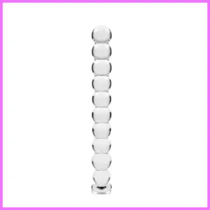 Ibiza üveg golyós plug -23cm. adultsexshop-hu 1