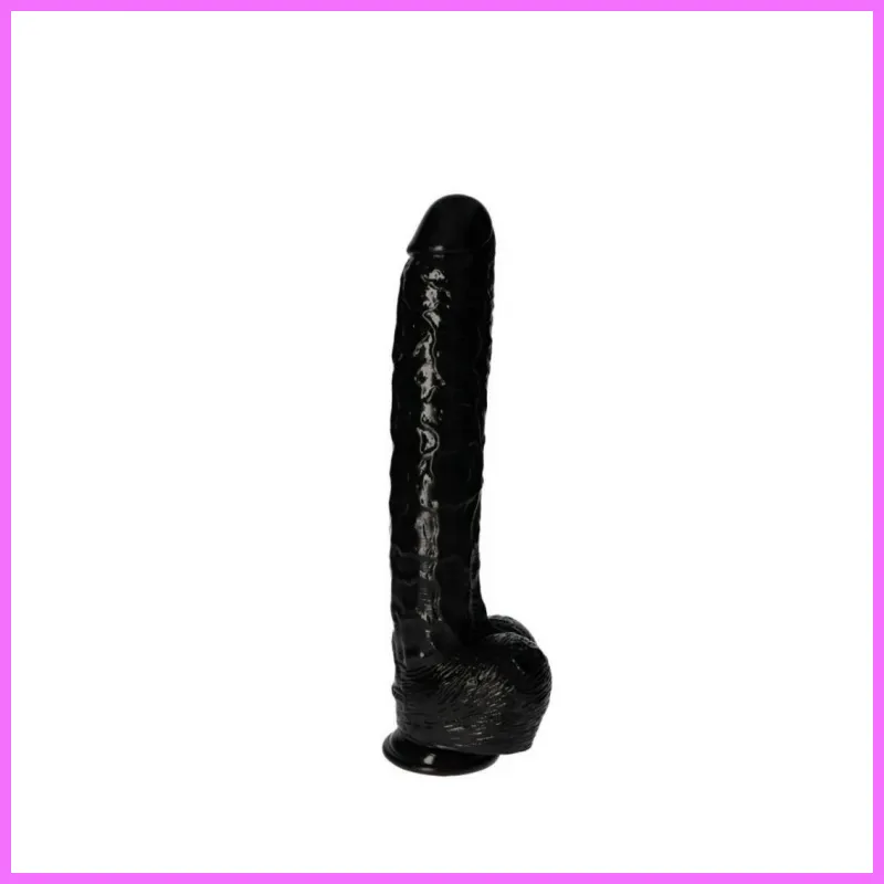 Italian Cock fekete-39cm. adultsexshop-hu 2