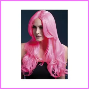 Khloe-Hullámos hosszú pink paróka. adultsexshop-hu 1