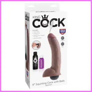 King Cock SQUIRTING COCK barna-23cm. adultsexshop-hu 1