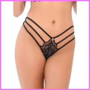 Lace string with straps. Piros,MéretS/M adultsexshop-hu 1