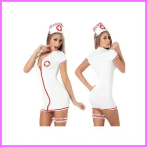 Lauren ápolonő jelmez szett. Méret:S/M adultsexshop-hu 1
