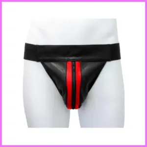 Leather jock-red. Méret:M adultsexshop-hu 1