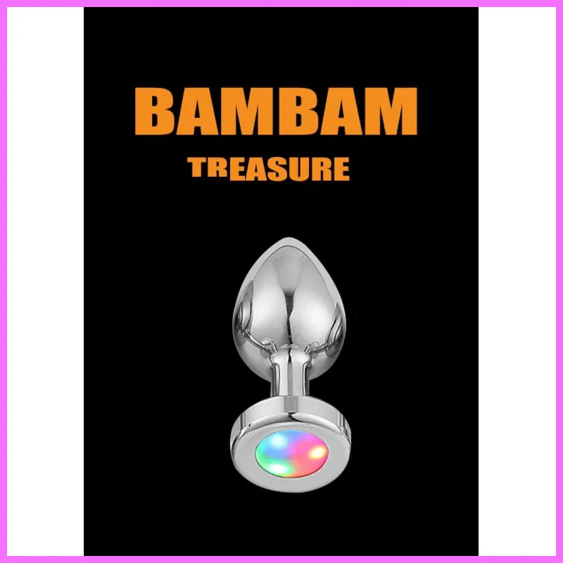 LED metal anal plug -közepes. adultsexshop-hu 1