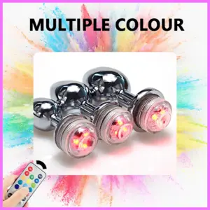 Led,világító anal plug távirányítóval -Small. adultsexshop-hu 1