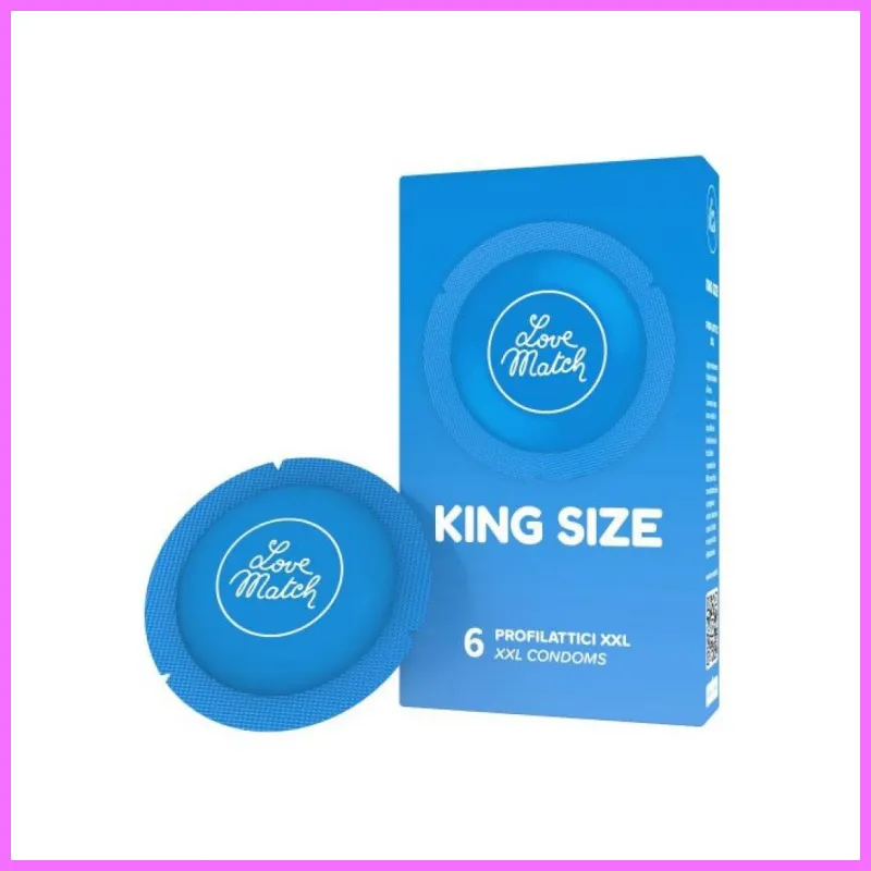 Love Match king size condoms,60mm -6db. adultsexshop-hu 1