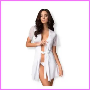Miamor Robe,fehér köntös. Méret:L/XL adultsexshop-hu 1