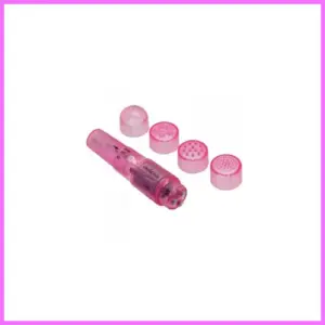 Minimassager-pink+4feltét. adultsexshop-hu 1