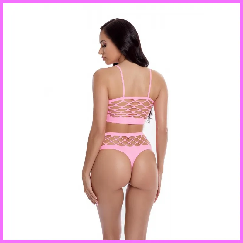 NEON DREAMS 2PC BRA SET PINK. Méret:S-L adultsexshop-hu 2