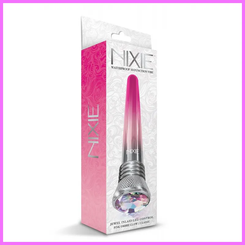 NIXIE JEWEL OMBRE CLASSIC VIBE PINK GLOW-18cm. adultsexshop-hu 1