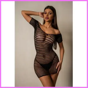 Nosipho fekete necc mini Méret:S-L adultsexshop-hu 1