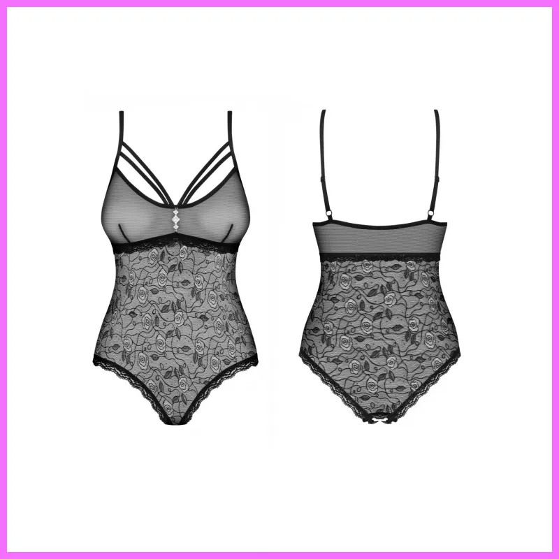 Obsessive, 818 szexi fekete body. Méret:L/XL adultsexshop-hu 3