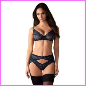 Obsessive Nightly Blue 3-pcs set Méret:XS/S adultsexshop-hu 1
