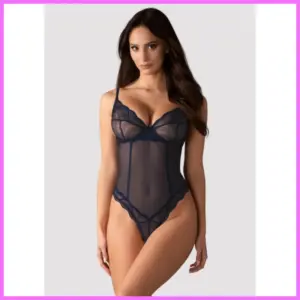 Obsessive Nightly Blue crotchless teddy Méret:XS/S adultsexshop-hu 1