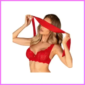Obsessive szatén szemkendő,piros adultsexshop-hu 1