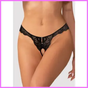 Obsessive Trinise crotchless thong Méret:S/M adultsexshop-hu 1
