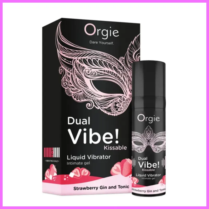 Orgie Dual Vibe - unisex folyékony vibrátor,Eper-Gin Tonic adultsexshop-hu 1